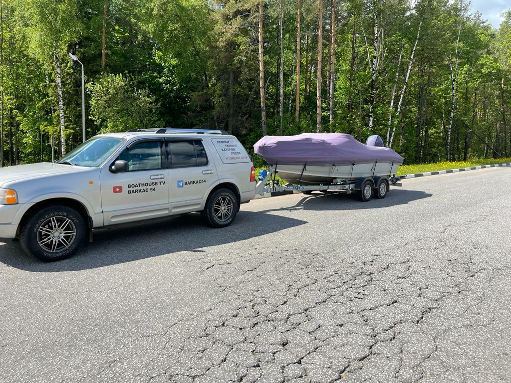 Транспортировка плавсредств к месту ремонта и обратно