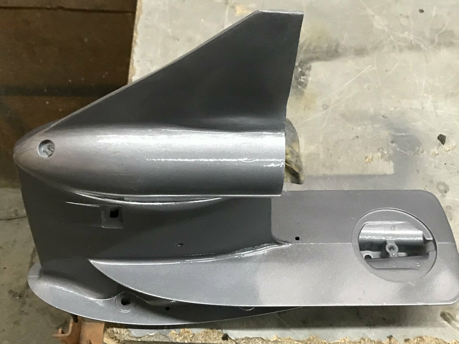 Восстановление киля редуктора подвесного лодочного мотора